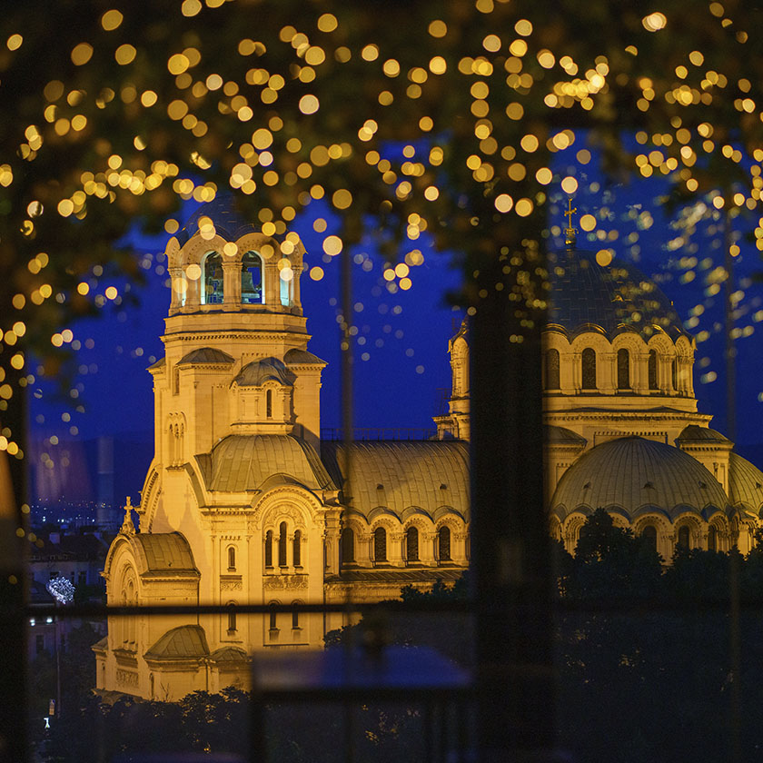 Sense Rooftop Bar вечер